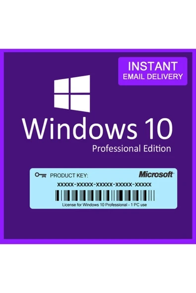 MICROSOFT Windows 10 Pro 32&64 Bit Uyumlu Dijital Lisans Anahtarı Key Hızlı Teslimat - 2