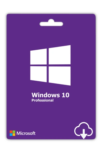 MICROSOFT Windows 10 Pro 32 & 64 Bit Türkçe Oem Dijital Lisans Anahtarı