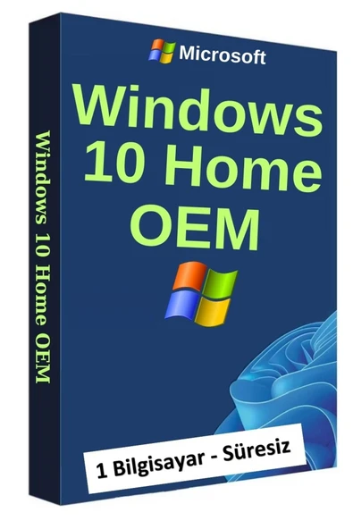 Microsoft Windows 10 Home OEM - Ömür Boyu Kalıcı Dijital Lisans ürün görseli
