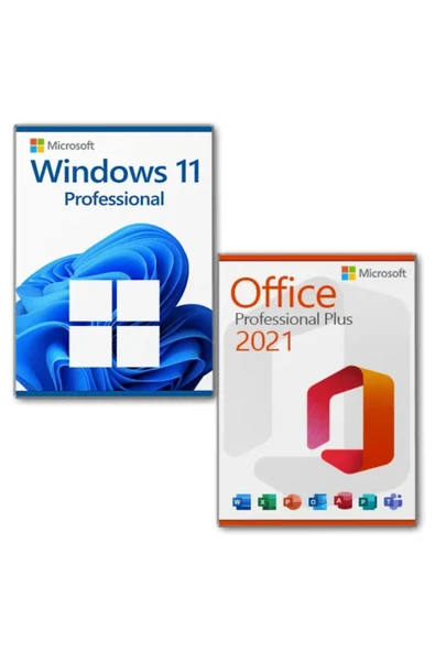 MICROSOFT Windows 11 Pro + Office 2021 Pro Plus Lisans Keyi ürün görseli 1