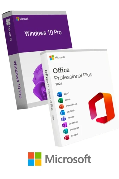 MICROSOFT Office 2021 + Windows 10 Pro Dijital Lisans Anahtarı