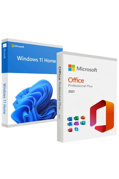 MICROSOFT Windows 11 Home + Office 2021 Pro Plus Dijital Lisans Anahtarı Hemen Teslim ürün görseli 1