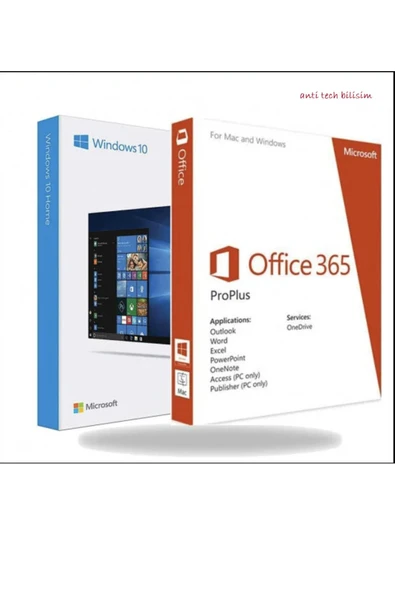 MICROSOFT Windows 10 Pro & Office 365 Pro Plus Dijital Key Anında Teslim Garantili Faturalı