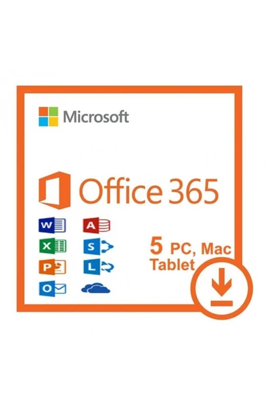 Office 365 Pro Plus 5 Pc Dijital Lisans Hesabı ürün görseli 1