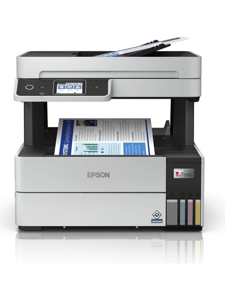 Epson EcoTank L6490 Wi-Fi + Tarayıcı + Fotokopi + Faks Renkli Çok Fonksiyonlu Tanklı Mürekkep Püskürtmeli Yazıcı - 1
