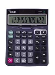 CSL CS-130T 12 Hane Masa Tipi İşlem Kontrollü Hesap Makinesi - Resim 2