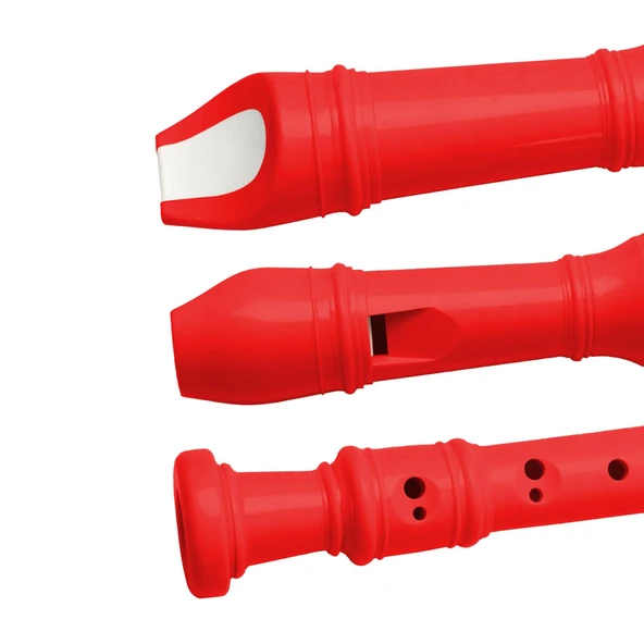 Jwin JF-01 Blok Flüt - Kırmızı - 3