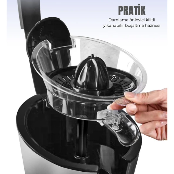 Rowenger D-8036F 600watt Elektrikli Narenciye Sıkacağı Portakal Sıkacağı Meyve Sıkacağı - 4