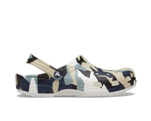 Crocs 211009-94S Geo Camo Clog Unisex Sandalet