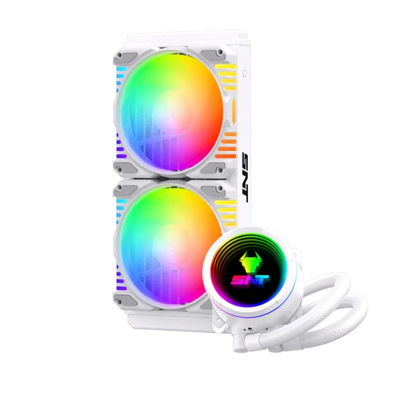 Snt Energy SS240-2F-W 240 Mm. Beyaz Sıvı Soğutma AM4 AM5 LGA 1200 1700 20XX - 2