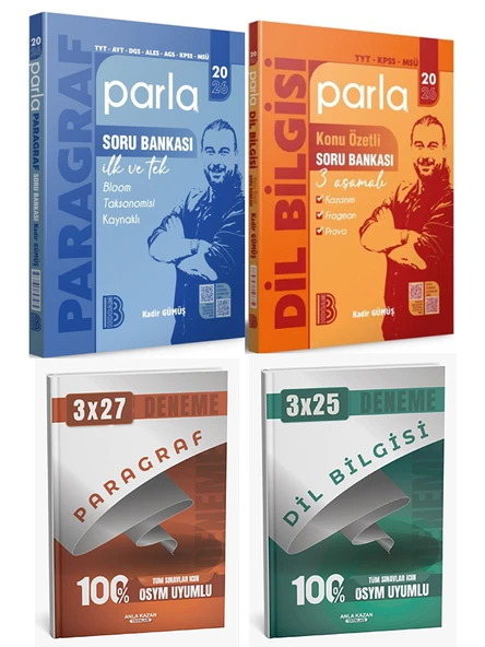 Anla Kazan + Benim Hocam 2026 Parla Paragraf Dil Bilgisi Soru + Anla Kazan Deneme 4 lü Set - Resim 2