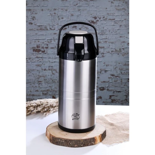 Cooker 4,5 Lt Siyah Çelik Termos CKR2009 ürün görseli