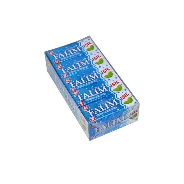 Falım Işıl Karbonatlı ve Nane Aromalı Şekersiz Sakız 5 li 20 Adet x 140 g - 1