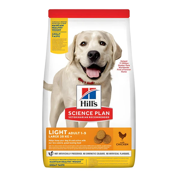 Hills Light Tavuklu Büyük Irk Yetişkin Köpek Maması 14Kg