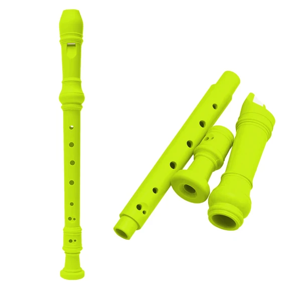 Jwin JF-01 Blok Flüt - Yeşil - 1