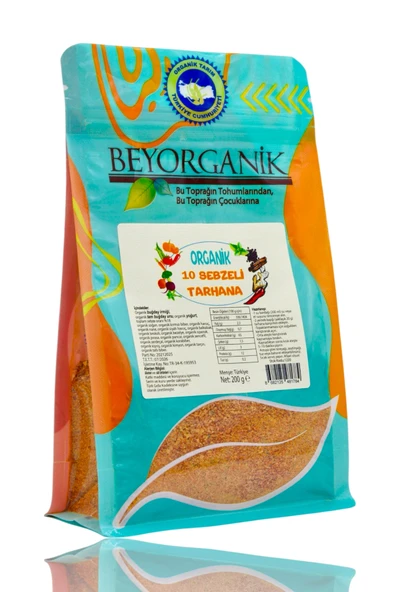BEYORGANİK Organik 10 Sebzeli Tarhana (10 SEBZELİ) (PESTİSİT VE AFLATOKSİN ANALİZLİ) 200gr ürün görseli 1