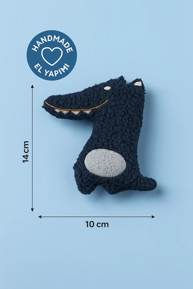 Kedi Oyuncağı Catnip ve Zilli İnteraktif, Rahatlatıcı Oyun Arkadaşı - Peluş Kurt - 2