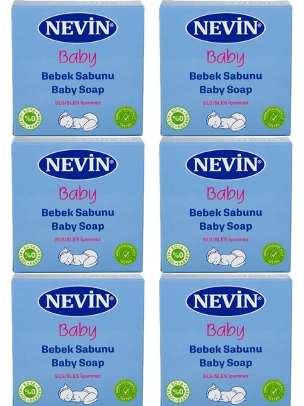 Nevin Bebek Sabunu 100Gr 6 Adet