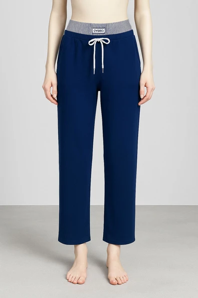 Geniş Paça Kemer Ribana Modal Eşorfman Altı (Mary Lüx) ürün görseli