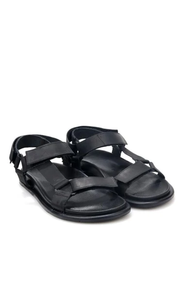 Pisagor Ps-33770 Erkek Ortopedik Deri Sandalet - 5