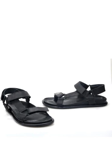 Pisagor Ps-33770 Erkek Ortopedik Deri Sandalet - 6