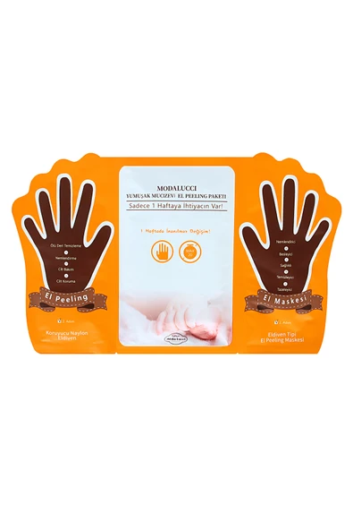 YUMUŞAK MUCİZEVİ SOYULAN EL PEELİNG MASKESİ - 1