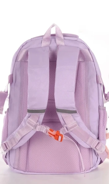 Relaxion 1450 Lila İthal Kore Tarzı Unisex İlkokul Çocuk  Sırt Çantası - 2