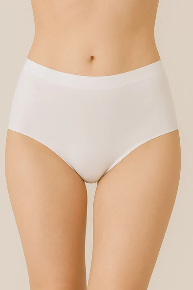 Papatya 2851 Iz Yapmayan 2'li Lazer Kesim Esnek Briefs Külot - 1