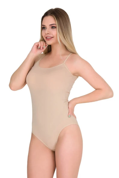 BERRAK İP ASKILI 3'Ü1 ARADA ÇITÇITLI BADİ (SİYAH-BEYAZ-TEN) 3'LÜ PAKET - 3