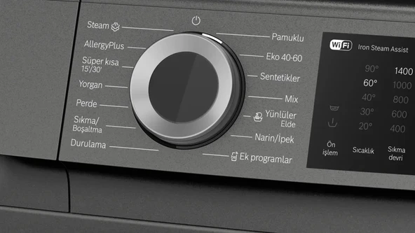 Bosch WGK264ZRTR 1400 Devir 11 kg Çamaşır Makinesi - 3