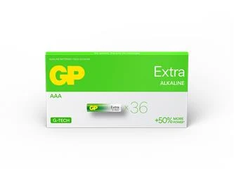 Gp R03 AAA Boy Extra Alkalin İnce Kalem Pil 36 lı Paket GP24AXETA21-2ECECBF36 - Resim 4