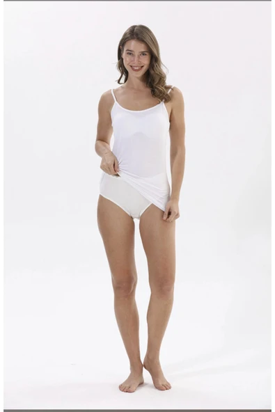 Yıldız Bambu İp Askılı Atlet - 2'li - 5