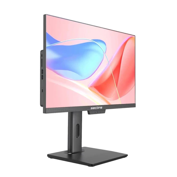 Aıo SecLife h610 PC Intel i5 12500 Cpu 8Gb Ddr4 Ram 256Gb M2 Ssd 24" Pivot Siyah All in One PC ürün görseli