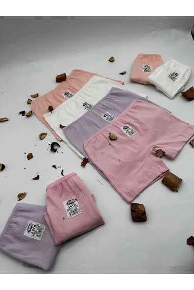 KIZ ÇOCUK BOXER KÜLOT 5'Lİ KARIŞIK RENK Kota - 1