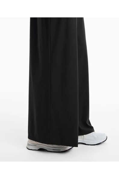 Kadın Modal Bol Paça Basic Osho Eşofman Altı - 2