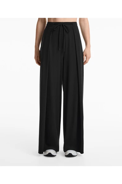 Kadın Modal Bol Paça Basic Osho Eşofman Altı - 3