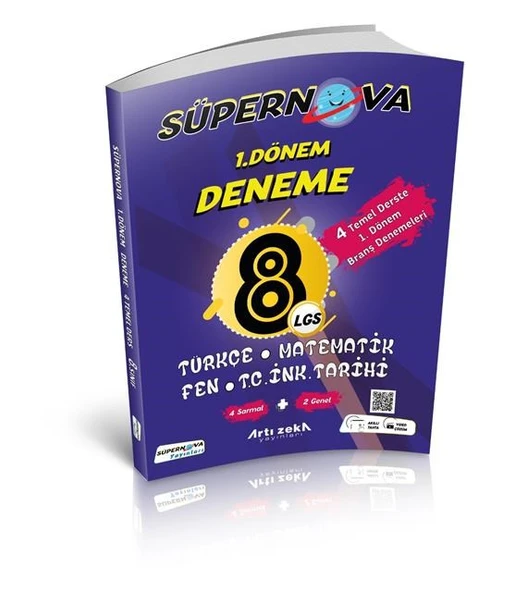 8.SINIF SÜPERNOVA 4 TEMEL DERS 1.DÖNEM DENEME ürün görseli 1
