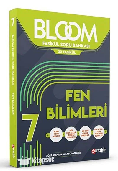 7. Sınıf Fen Bilimleri BLOOM 32 Fasikül Soru Bankası Artıbir Yayınları ürün görseli 1