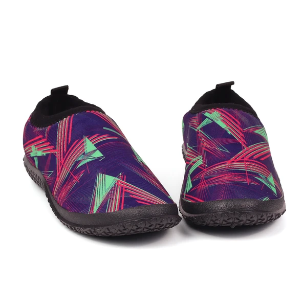 Unisex Lila Kaydırmaz Tabanlı Ergonomik Tasarımlı Dayanıklı Plaj, Havuz, Deniz Ayakkabısı - Resim 4