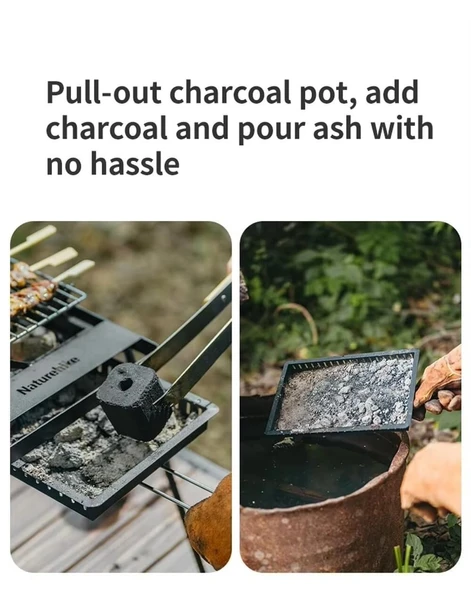 Naturehike Grill Barbecue + Karlanabilir Masalı SANDSTONE - 3