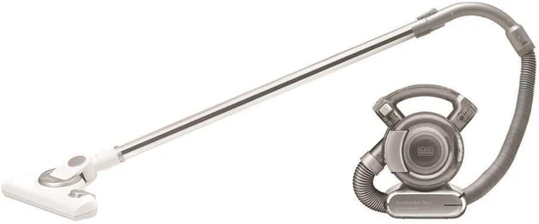 Black + Decker PD1820LF-QW Flexi Esnek Hortum Siklonik Sistem Şarjlı Süpürge, Gri ürün görseli