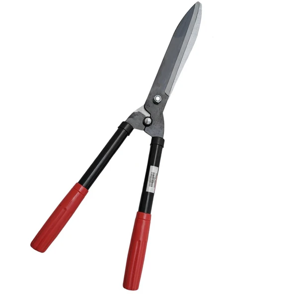 Plastik Saplı Eğri Çim Budama Makası Çalı Çimen Biçme Kesme Makas 50 cm Keskin Metal Bıçkı 1 Adet ürün görseli