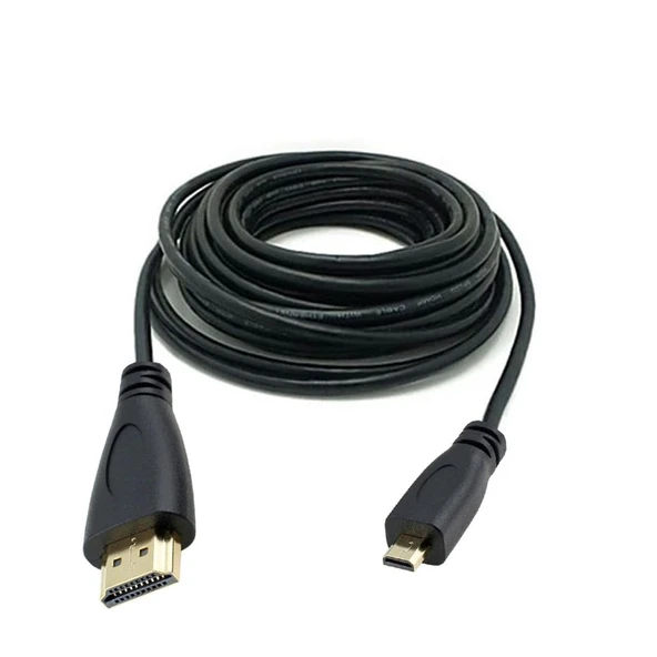 Mikro hdmı to hdmı kablo mikro hdmi ses ve görüntü kablosu 10m ürün görseli