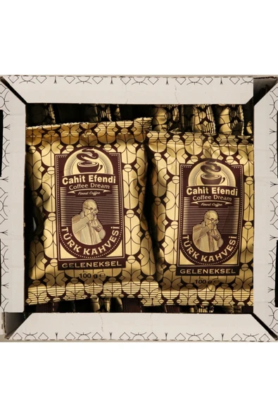Cahit Efendi Türk Kahvesi 1 Kg. (10 Adet 100gr.)