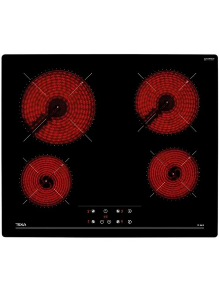 Teka TB 6415 Vitroseramik Siyah Elektrikli Ankastre Ocak - 1
