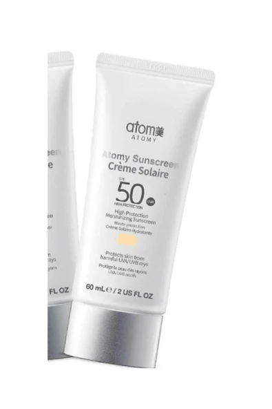 ATOMY SUNSCREEN RENKLİ GÜNEŞ KORUYUCU SPF50+ PA+++ (BEJ) 60ML - TRENDMU
