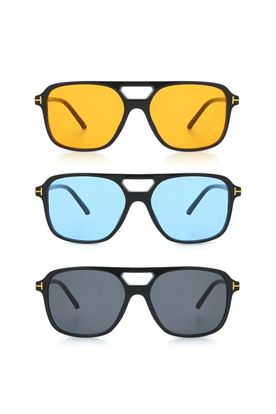 UNISEX GÜNEŞ GÖZLÜĞÜ 3'LÜ SET ürün görseli