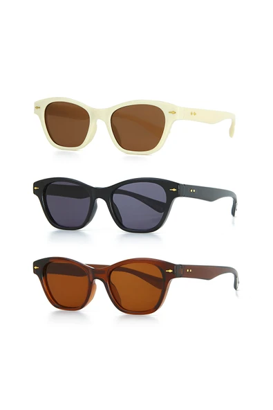 UNISEX GÜNEŞ GÖZLÜĞÜ 3'LÜ SET ürün görseli