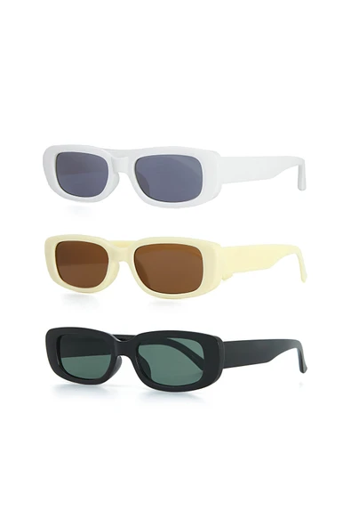 UNISEX GÜNEŞ GÖZLÜĞÜ 3'LÜ SET