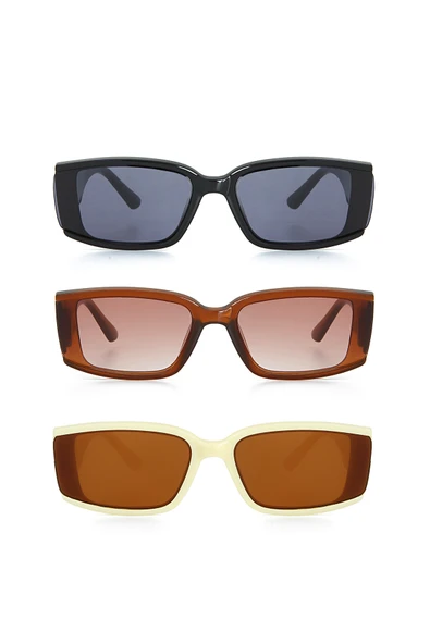 UNISEX GÜNEŞ GÖZLÜĞÜ 3'LÜ SET